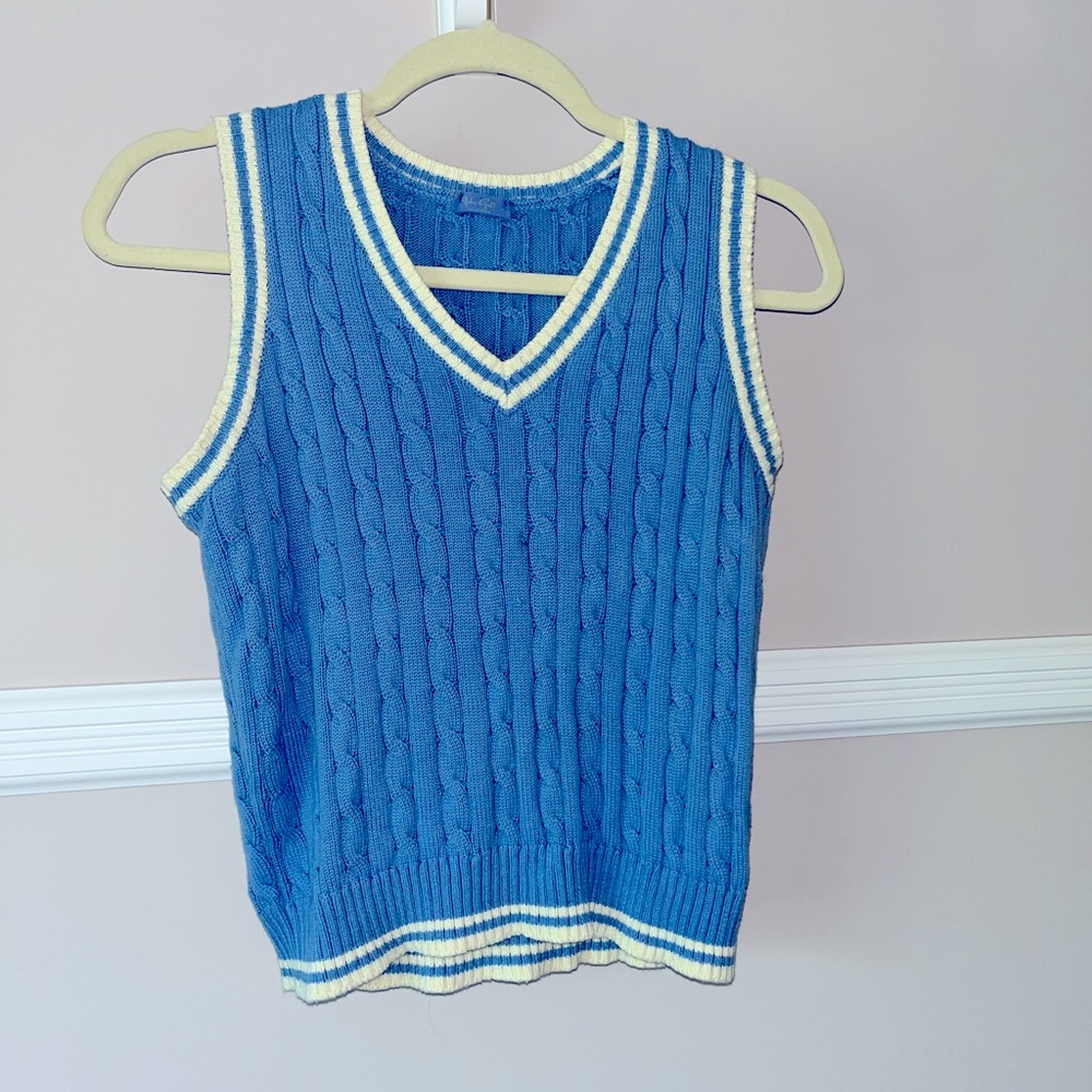 Ligh blue brandy melville/john galt sweater vest